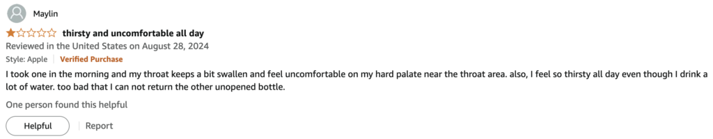 Fake Denticore Amazon. Customer reviews